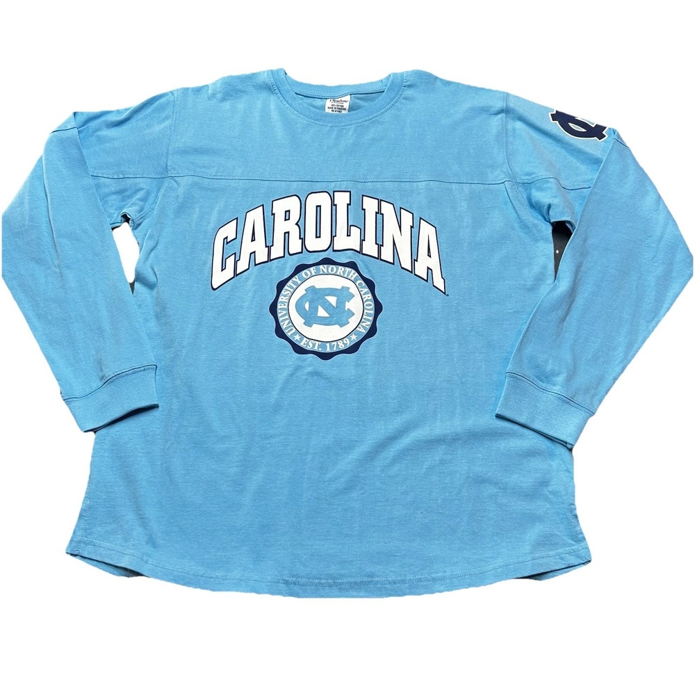Pressbox University of North Carolina Long Sleeve T-shirt Tar Heels Size M